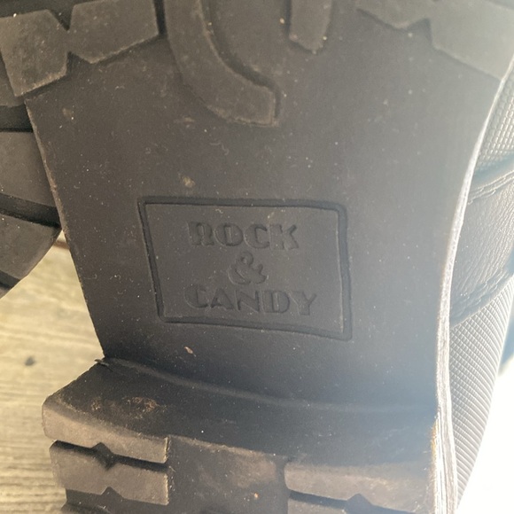 Rock and Candy winter rain boots size 8 black - Picture 6 of 9